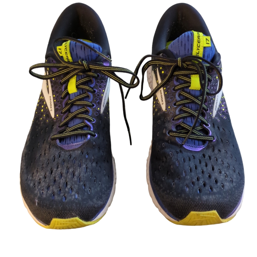 Brooks Men’s Black, Purple & Yellow Running Shoes